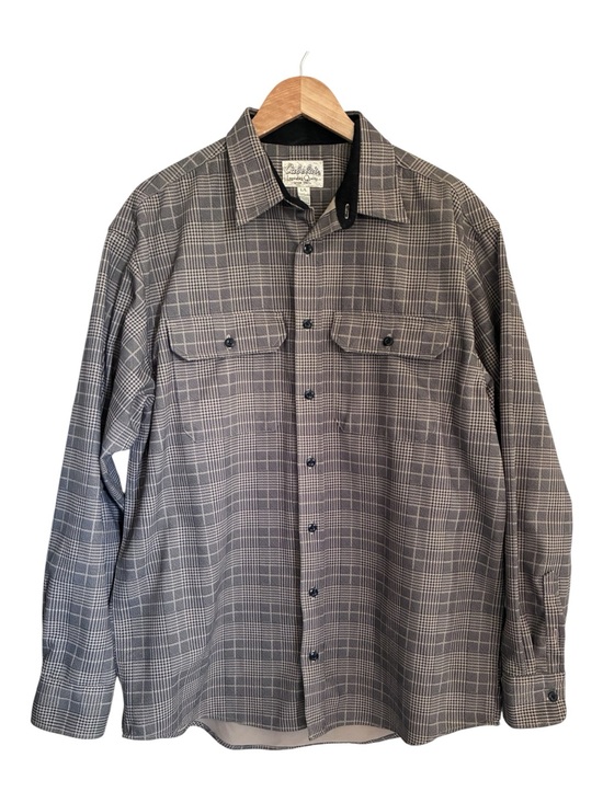 Cabela's Other - Vintage Cabela's Beige Tan Cabincore Workwear Plaid Chore Shirt Sz LT